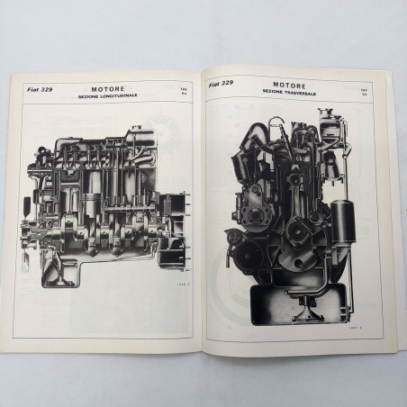 Libretto Caratteristiche e dati veicoli industriali Fiat 329, 1975. Buono