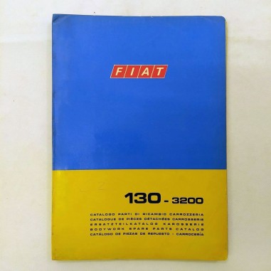 Catalogo parti di ricambio carrozzeria Fiat 130-3200, 1974. Macchie