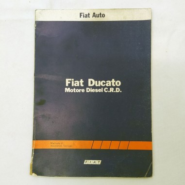 Manuale di assistenza tecnica Fiat Ducato motore Diesel CRD. Sbiadito e pieghe