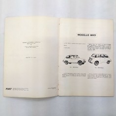 Fascicolo postale Dati per le riparazioni delle vetture Fiat 600D, 1969. Macchie 2