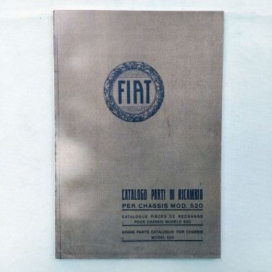 Catalogo parti di ricambio Fiat chassis 520, copia da originale1928. Buono