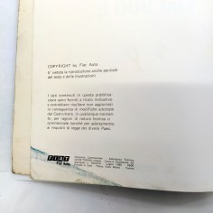 Volume Fiat 900 E, 1980 con copia aggiuntiva della copertina originale 2