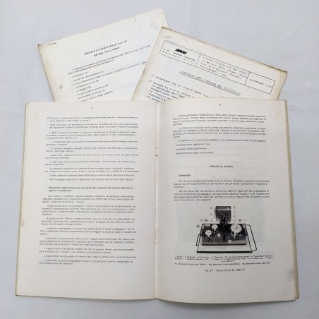 Libretto impianto frenante Fiat 242 Full power, comprese fotocopie 1975. Macchie