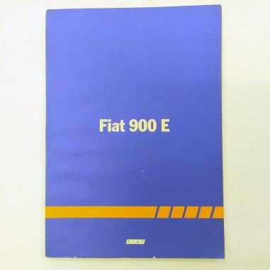 Volume Fiat 900 E, 1980 con foglio Errata corrige. Buone condizioni