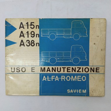 Uso e manutenzione autocarri Alfa Romeo - Saviem A15n, A19n, A38n,1973. Mediocre