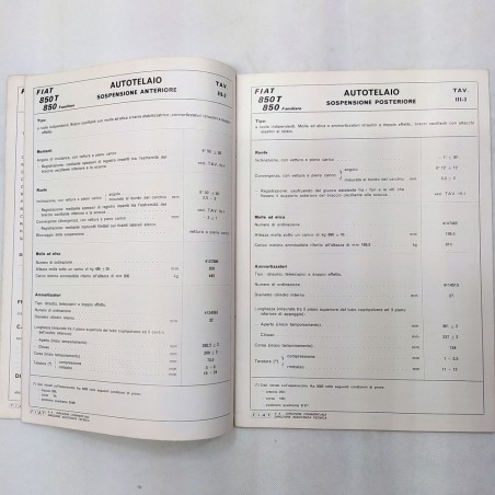 Fiat 850T e familiare - Fascicolo riparazioni in abbonamento, '72. Macchie