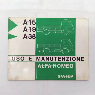 Uso e manutenzione autocarri Alfa Romeo A15, A19, A38 - Saviem, 1970. Macchie