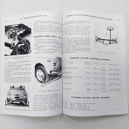 Copia Shop Manuale Fiat New 500 Sedan and sports car in inglese. Buono