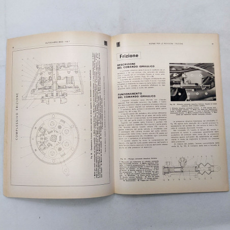 Caratteristiche e dati, norme per revisioni autocarro Fiat 1100T, 1963. Macchie