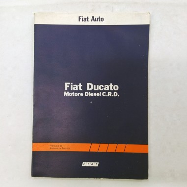 Manuale di assistenza tecnica Fiat Ducato, 1982. Polvere e ingiallimenti