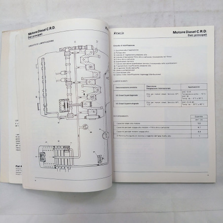 Manuale di assistenza tecnica Fiat Ducato, 1982. Polvere e ingiallimenti