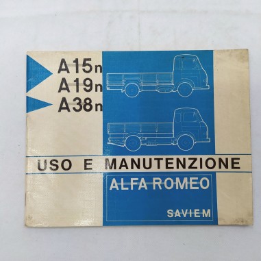 Autocarri Alfa Romeo - Saviem Uso e manutenzione A15n, A19n, A38n,1973. Mediocre