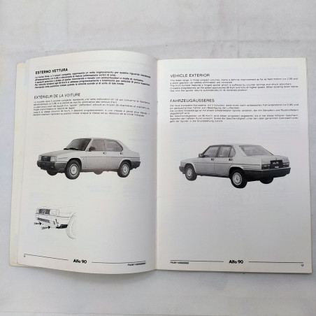 Product bulletin Alfa Romeo modelli Alfa 90 tipo 162, 1984. Sbucciature