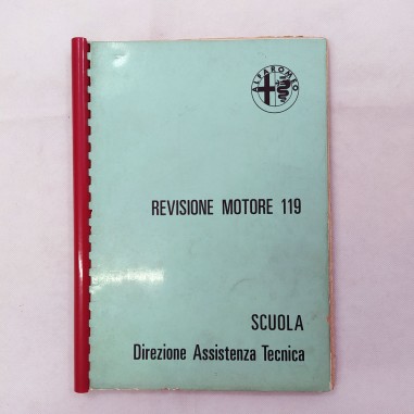 Alfa Romeo Revisione motore 119 - Scuola Rilegatura spirale. Piccoli strappi