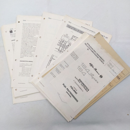 Alfa Romeo 164 e 164 Super - Schede e istruzioni per la diagnostica. Macchie