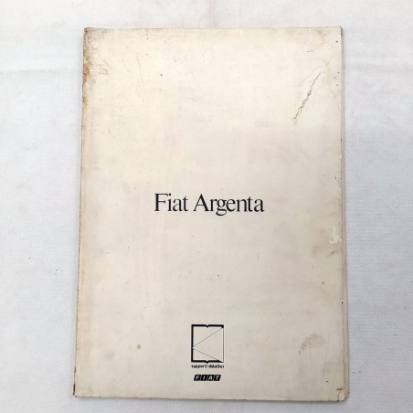 Libretto Fiat Argenta, 1981, copertina mancante. Condizioni mediocri
