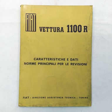 Caratteristiche e dati - Norme per revisioni Fiat 1100R, 1966. Mediocre