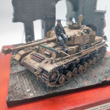 Diorama terrestre Tedeschi linea Gustav Montecassino 4/5/1944 calma piatta