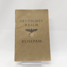 Passaporto tedesco Deutsches Reich Reisepass 1937. Buono 2