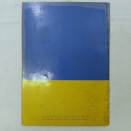 Fiat 124 Catalogo parti di ricambio carrozzeria, 1966. Polvere e sbucciature