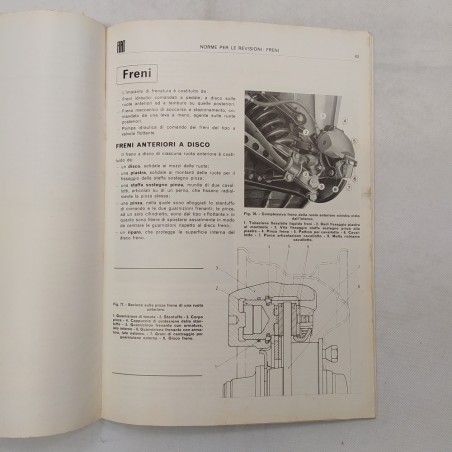 Fiat 1100R Caratteristiche e dati, norme per revisioni, 1966. Macchie e polvere
