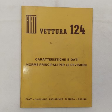 Caratteristiche e dati, norme per le revisioni Fiat 124, 1966. Macchie e polvere