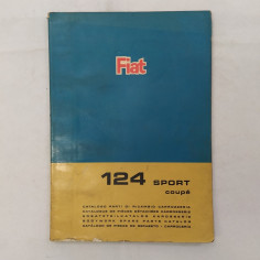 Fiat 124 Sport coupé - Catalogo ricambi carrozzeria  '67. Mediocre