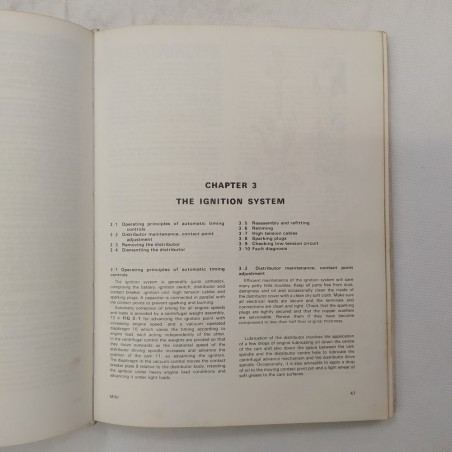 Manuale d'officina Workshop Manual Mini 1959-72 in inglese. Polvere