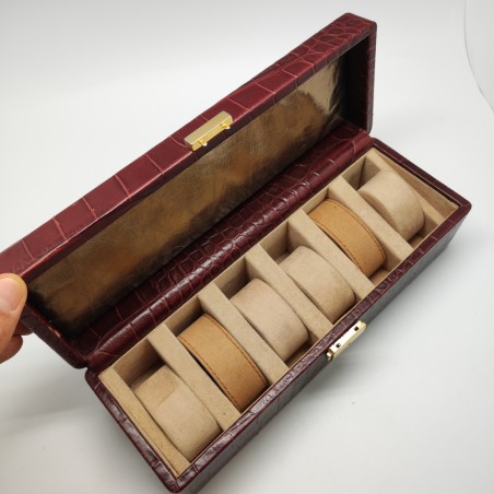 Coppia di porta orologi da esposizione e da viaggio usati