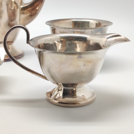 Set da tea in argento Sheffield con conchiglia Royal