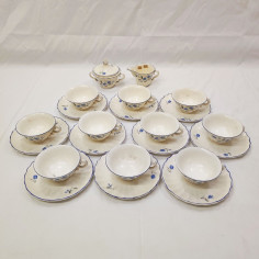 Servizio da te per 10 ceramica Lavenia anni 40/50