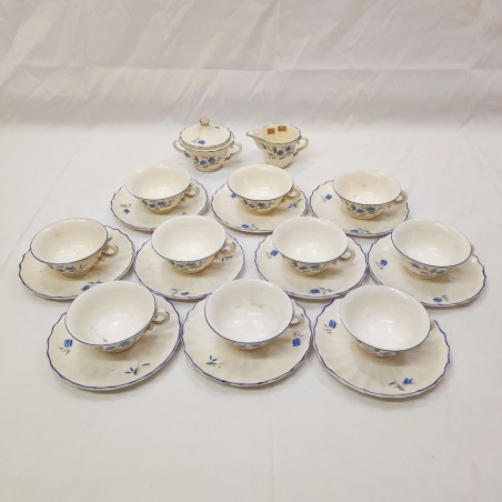 Servizio da te per 10 ceramica Lavenia anni 40/50