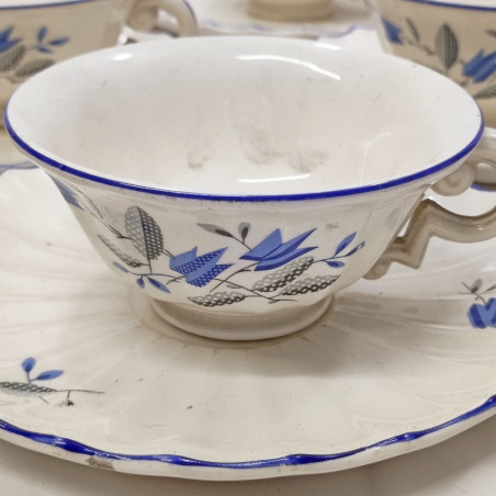 Servizio da te per 10 ceramica Lavenia anni 40/50