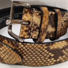 Enrico Pucci borsa donna in pitone con due cinture abbinate 2