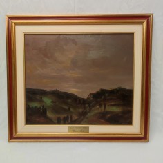 Quadro olio su tavola Silvano d'Ambrosio Genius Loci 1994 2