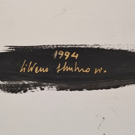 Quadro olio su tavola Silvano d'Ambrosio Genius Loci 1994