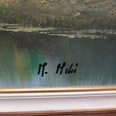 M. Milic quadro stampa su tela 120x60 cm paesaggio 2