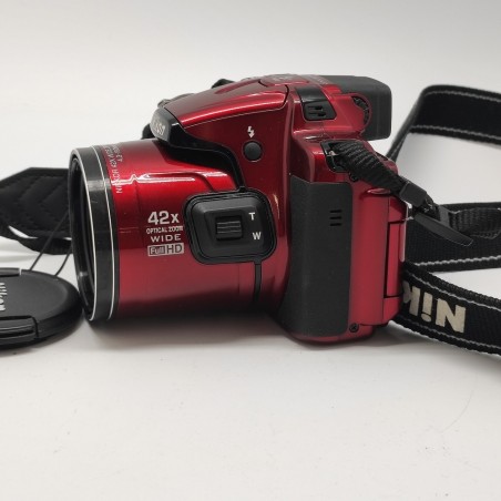 Fotocamera Nikon Coolpix P520 rossa usata pari nuovo