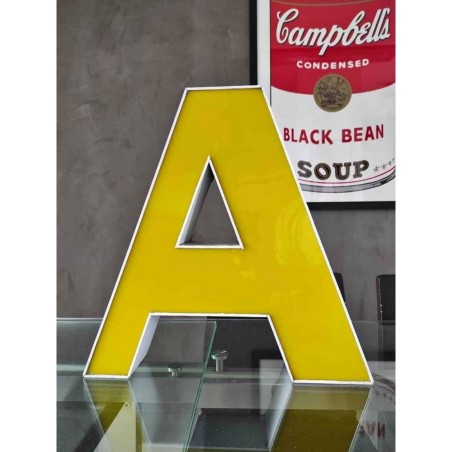 Lettera A luminosa da farmacia 40x40x9 cm