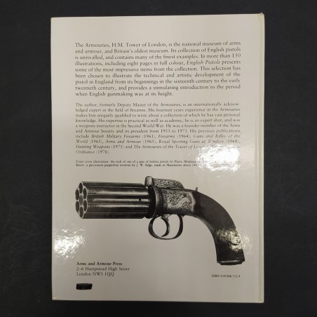 Libro English Pistols Howard L. Blackmore 1985