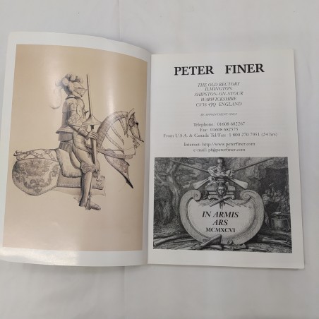 Libro Catalogo Peter Finer In Armis Ars 1996 Peter Finer 1996