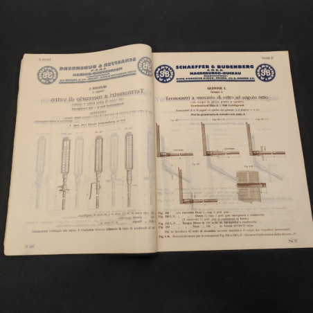 Shaeffer & Budenberg catalogo misuratori di temperatura termometri anni 30