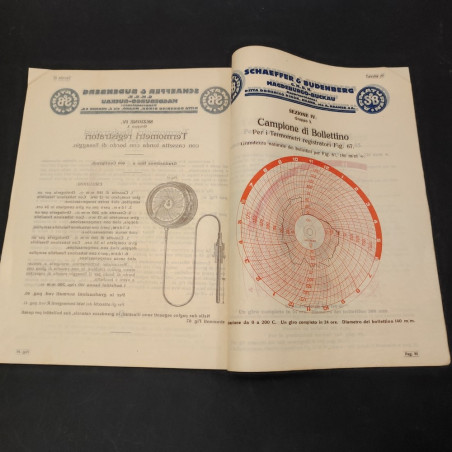 Shaeffer & Budenberg catalogo misuratori di temperatura termometri anni 30