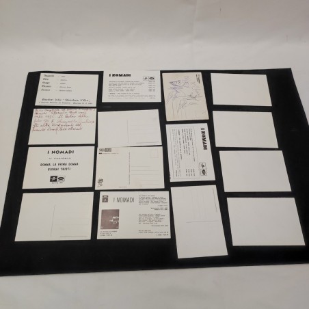 Lotto di 15 tra foto e cartoline gruppo musicale Nomadi una con autografi
