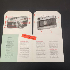 The Leica M3 Instruction Book - brochure singola 1955 2