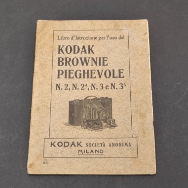 Libretto istruzioni Kodak Brownie pieghecole  N. 2 2A N. 3 3A