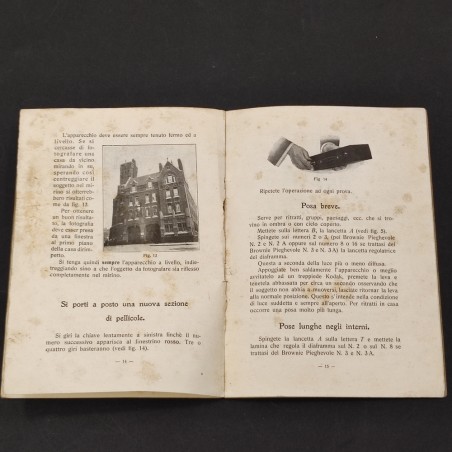 Libretto istruzioni Kodak Brownie pieghecole  N. 2 2A N. 3 3A