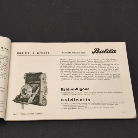 Agda dell'Acqua Vademecum 1954 1° ed. catalogo fotografico