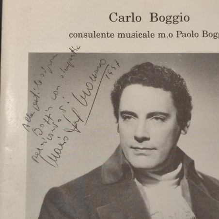 Volumetto su Mario del Monaco a cura di Carlo Boggio con dediche e autografi