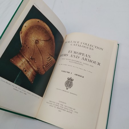 Libro European arms and armour Vol. 1 Sir James Mann 1962